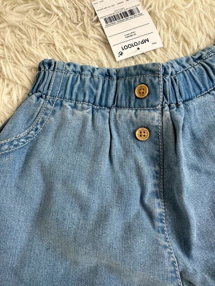Short en jean Next taille 12-18 mois - photo numéro 3