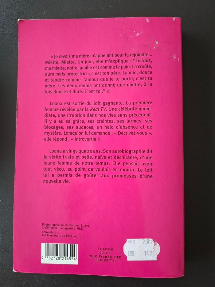 Témoignage de Loana Elle m'appelait Miette en bon état - photo numéro 2