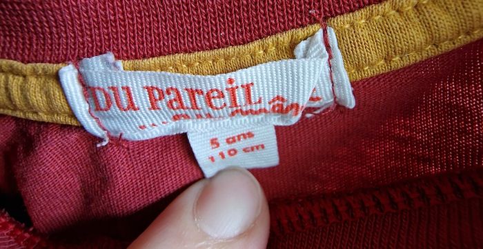 T shirt garçon taille 5 ans- dpam - photo numéro 3