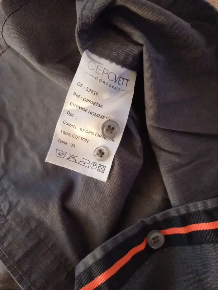Chemise homme T38 - photo numéro 10