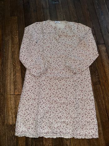 Chemise de nuit bleu comme gris by maloup  12 ans