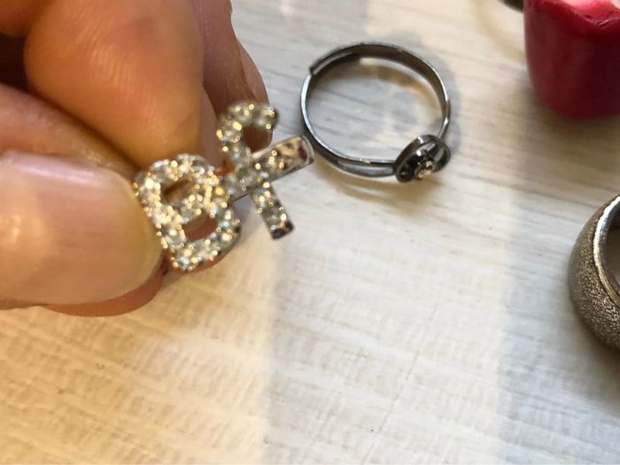 Lot de neuf bague enfant 45 et réglable - photo numéro 5
