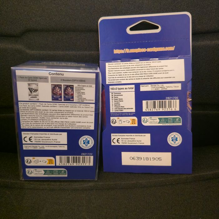 Lot 1 Bi-Pack + 1 Booster sous Blister OP-14 Les Sept de la Mer d'Azur Français - photo numéro 2