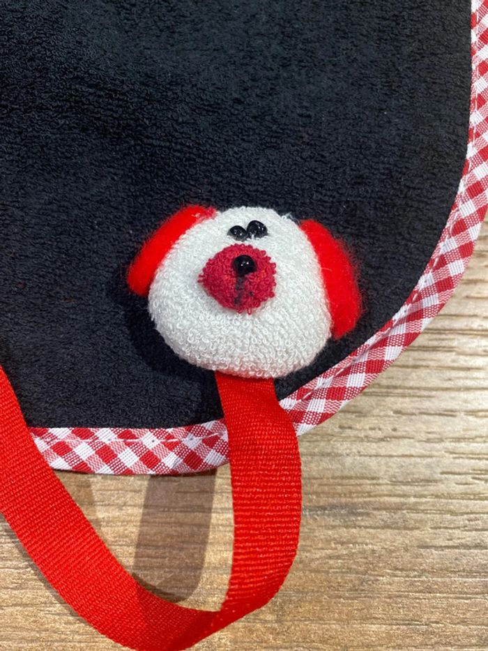 Bavoir avec attache sucette - photo numéro 2