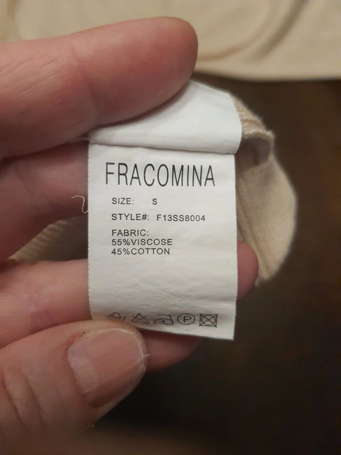 Pull Beige Fracomina taille S - photo numéro 19