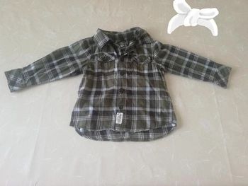 Chemise manches longues à carreaux 104 cm H&M