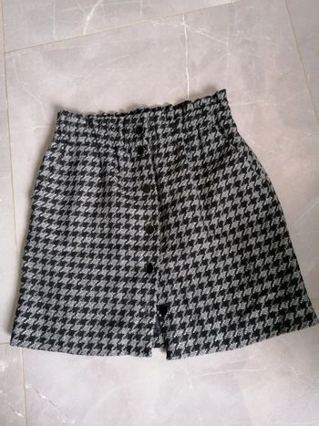 Jupe boutonnée pied de poule Promod taille 36