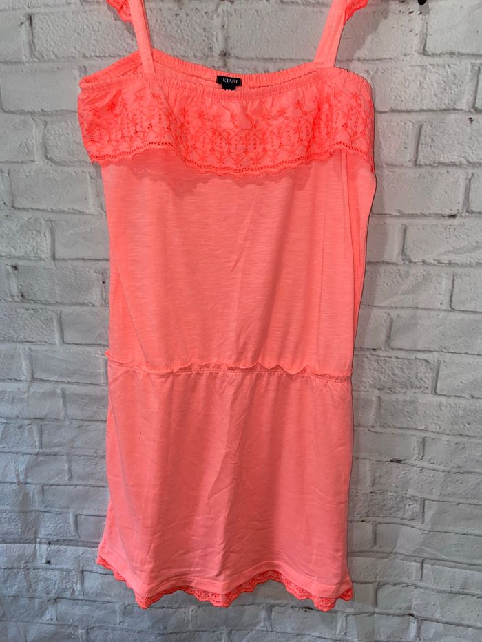 Robe corail fluo