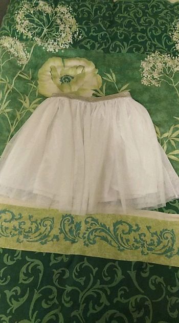 Jupe blanche Okaidi 8 ans