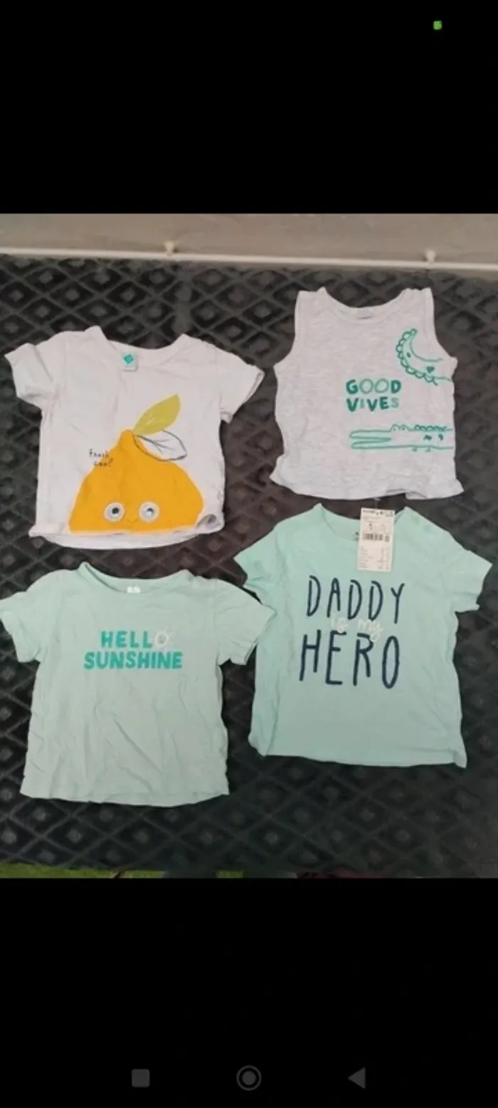 Lot tee-shirt garçon