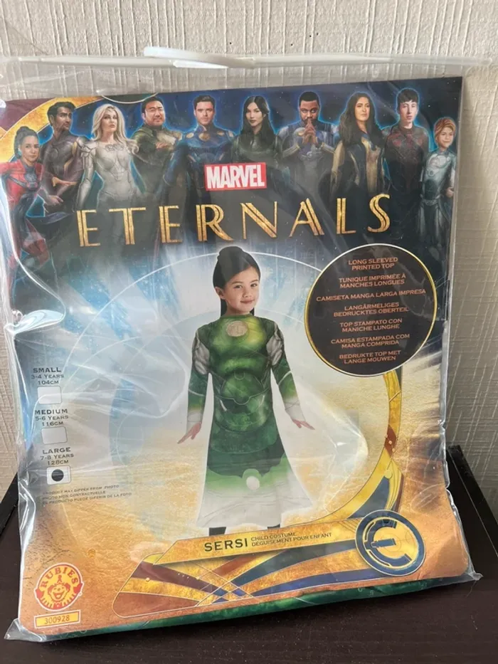 🎭 Déguisement enfant Marvel Eternals – Sersi (officiel Rubie’s) 🎭