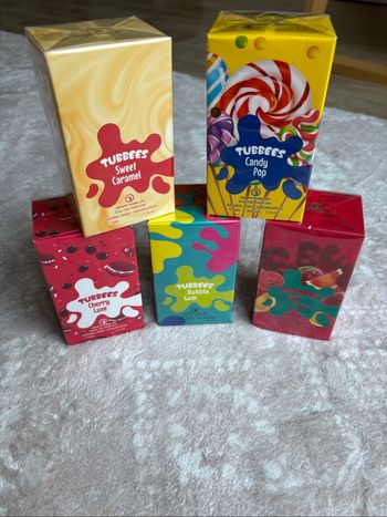 Lot 5 parfums Tubbees gourmands neufs 50ml