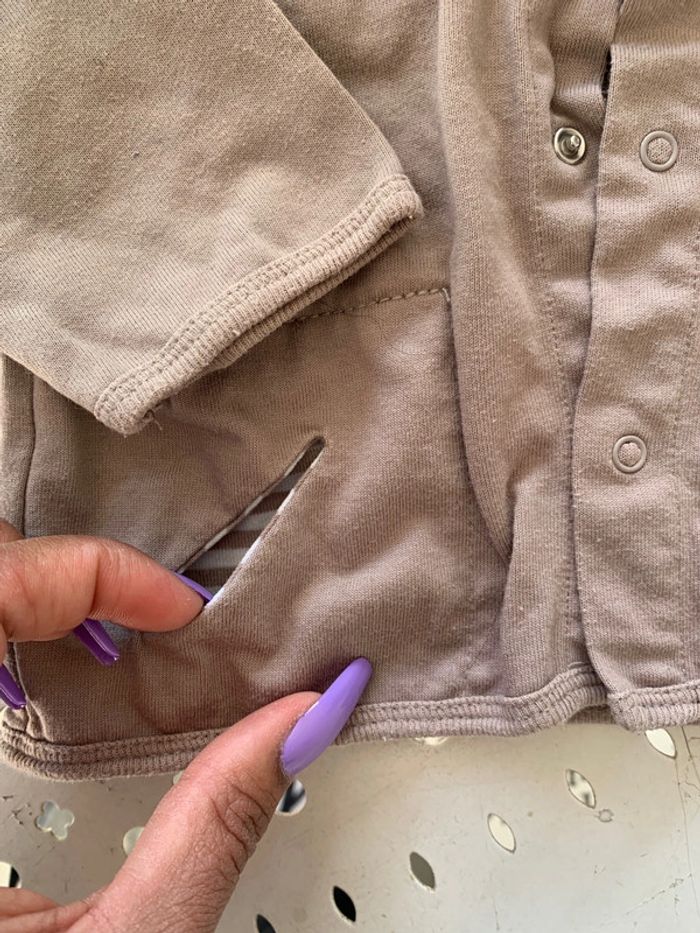 Veste beige verbaudet 9 mois - photo numéro 3