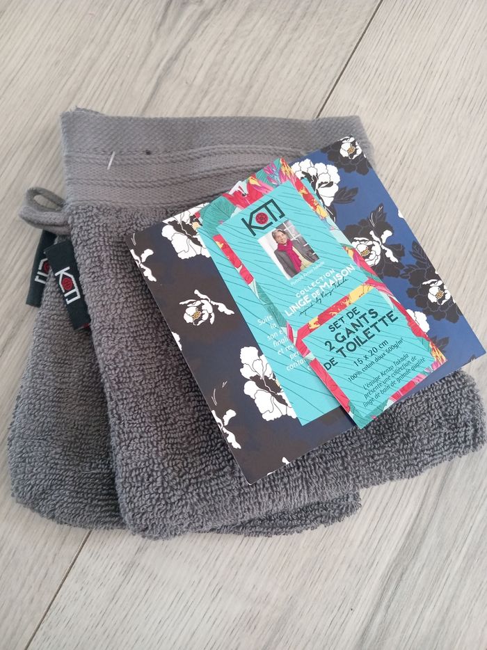 Gants de toilette