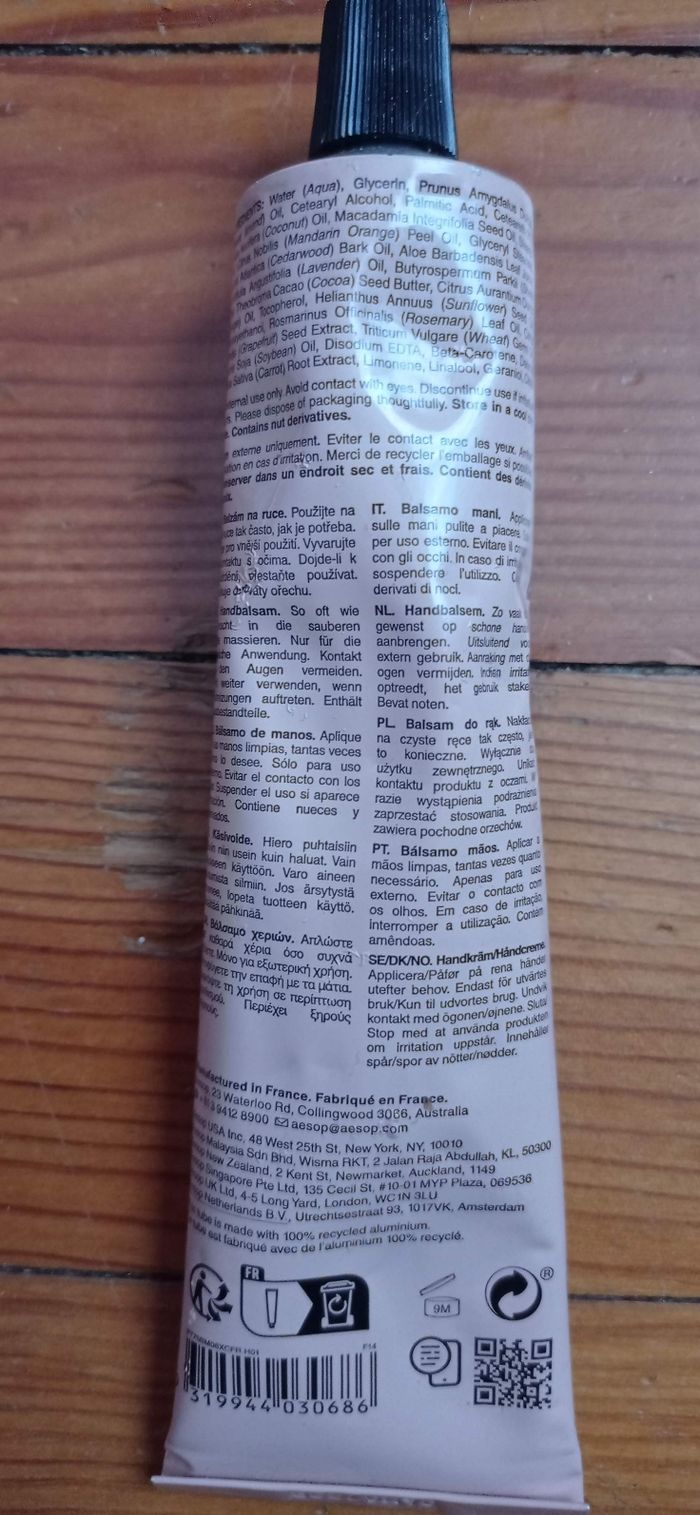 Lot de 2 baumes 75ml - Aésop - photo numéro 3