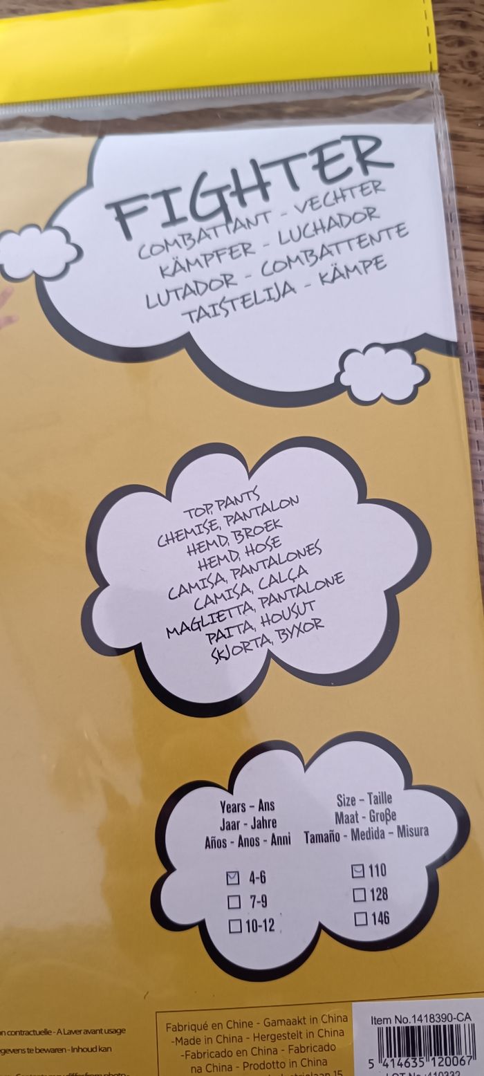 Déguisement ninja 4/6 ans - photo numéro 4