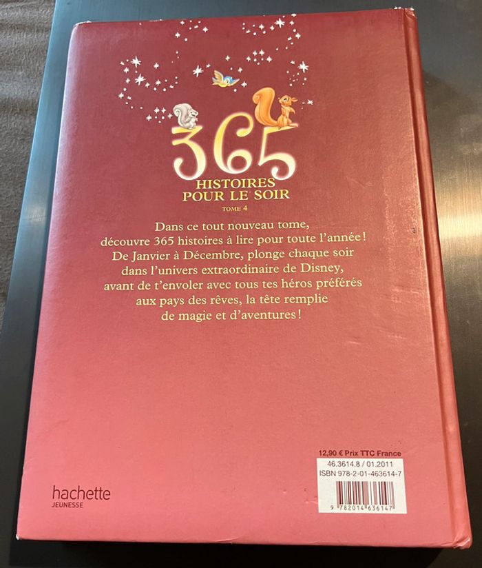 Grand livre 365 histoires pour le soir tome 4 Disney - photo numéro 2