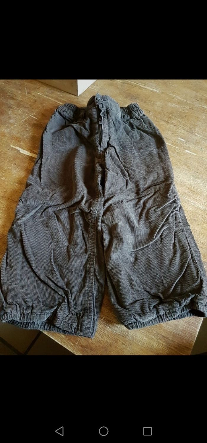 Pantalon velour