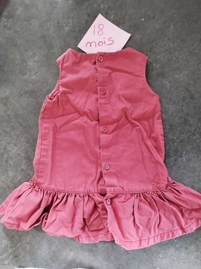 Robe été rose foncé 18 mois - photo numéro 4