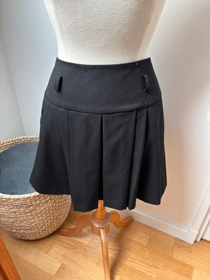 Jupe plissée courte - Camaïeu - T38 - photo numéro 2