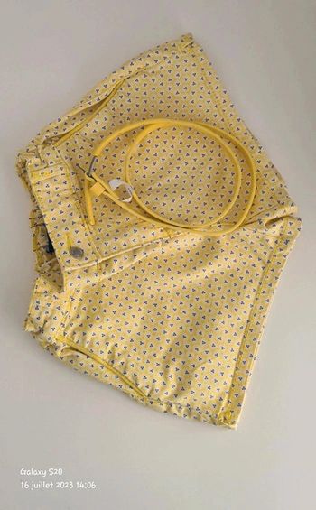 Short chino avec ceinture 7A