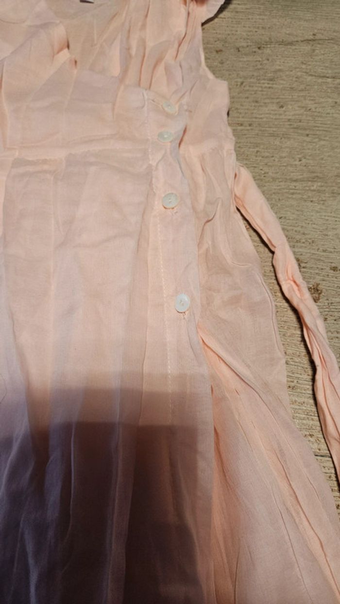 Magnifique robe rose clair sans manche, Buissonnière, 8 ans - photo numéro 6