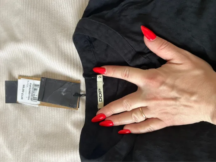 Blouse chemise ddp noir neuf avec étiquette - photo numéro 4