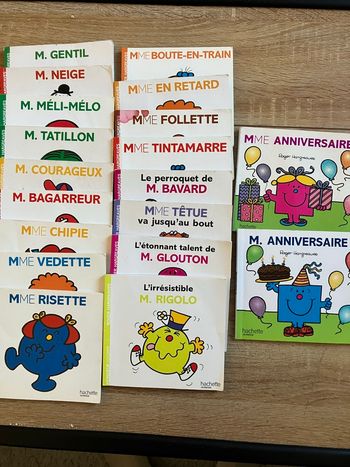 Lot de livres Monsieur Madame