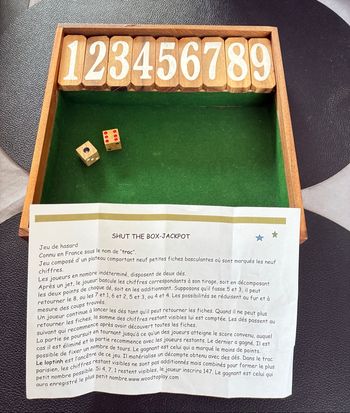 Jeu du trac Fermez la boîte neuf