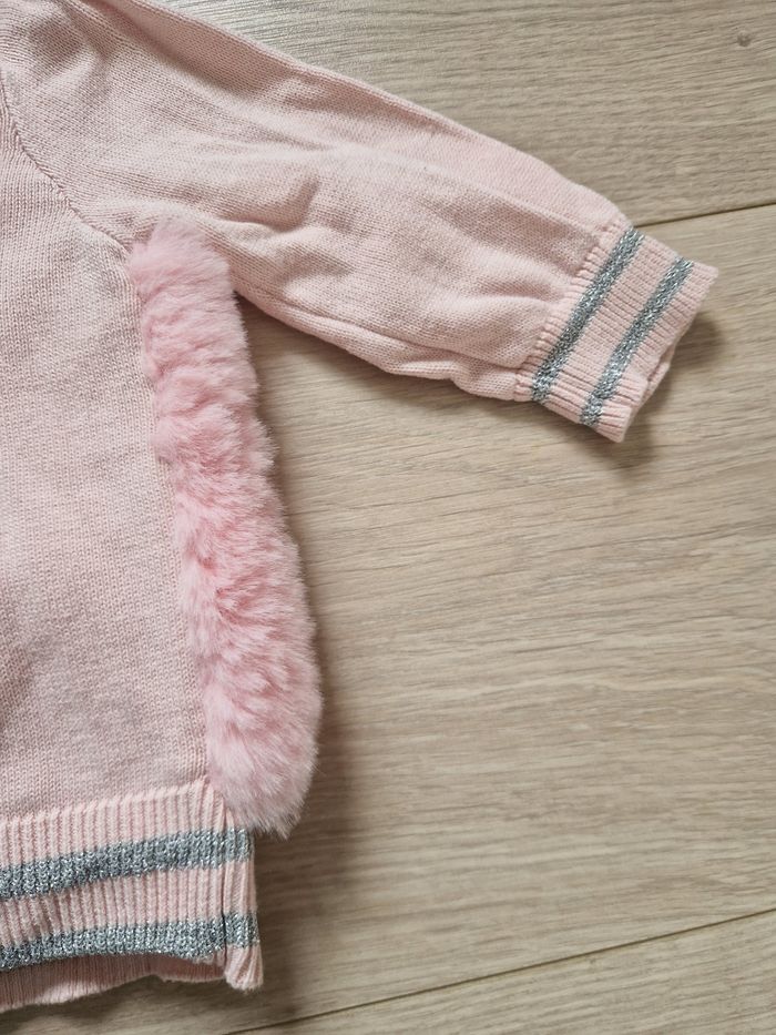 Gilet bébé fille en fourrure Mots d'enfants  6 mois - photo numéro 4