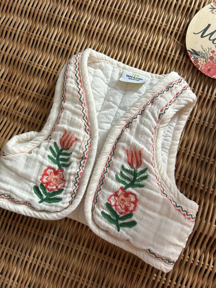 Tape à l'œil Gilet sans manches matelassé brodé - 3 mois (59 cm) - photo numéro 2
