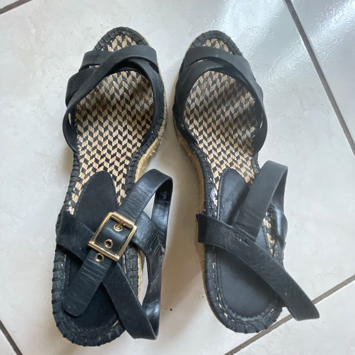 Chaussures talons compensées de 9 cm - photo numéro 2