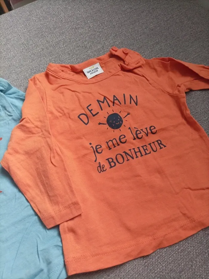 T-shirts manches longues 6 mois - photo numéro 3