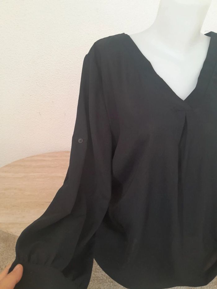 Blouse manches longues retroussable 💫Dos en dentelle 💫Christy💫Taille 40 - photo numéro 3