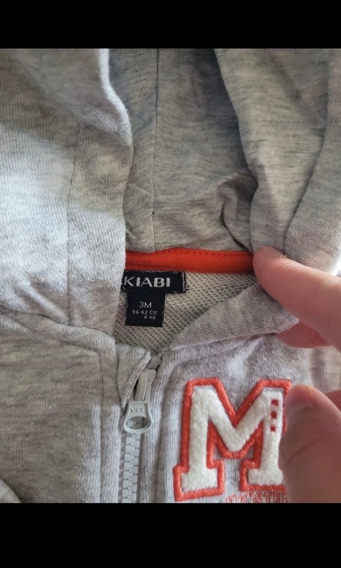 Gilet à capuche Kiabi - photo numéro 4