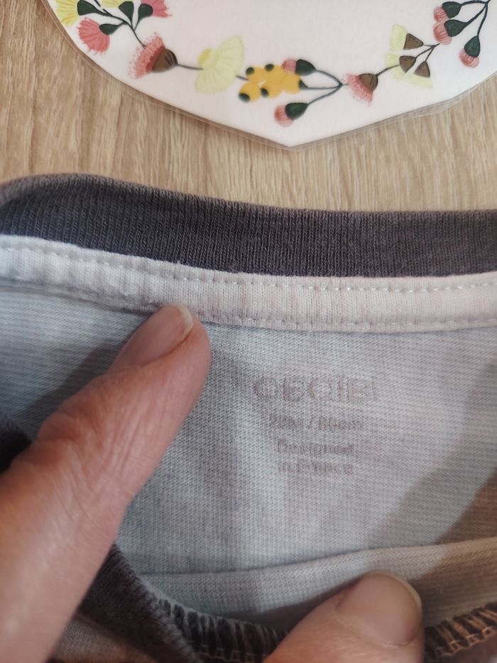 T-shirt manches longues bébé garçon 24mois obaibi - photo numéro 4