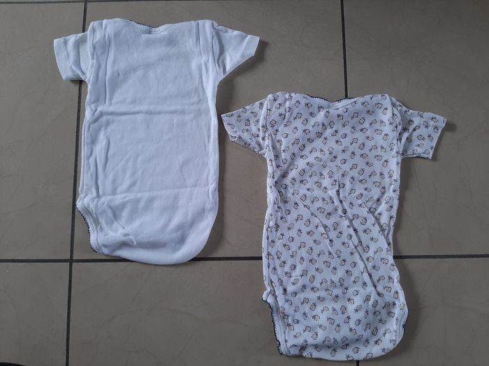 Lot de 2 bodys fille 12 mois - photo numéro 2
