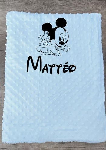 Couverture naissance personnalisée