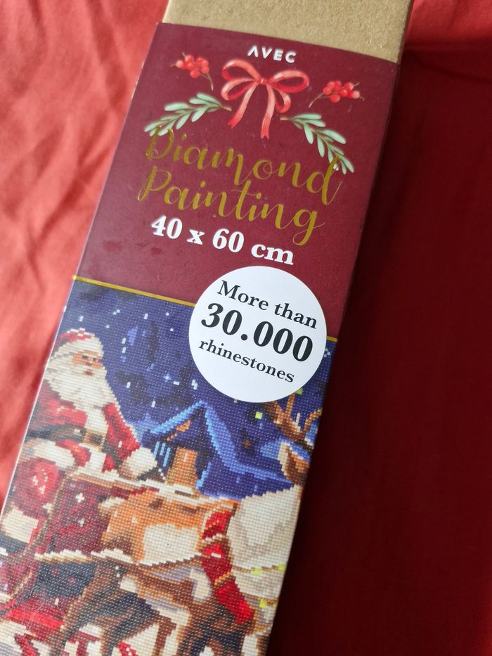 Très beau Diamond Painting Le traîneau du Père Noël - photo numéro 6