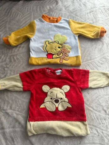 Lot 2 pyjamas velours Winnie l’Ourson
