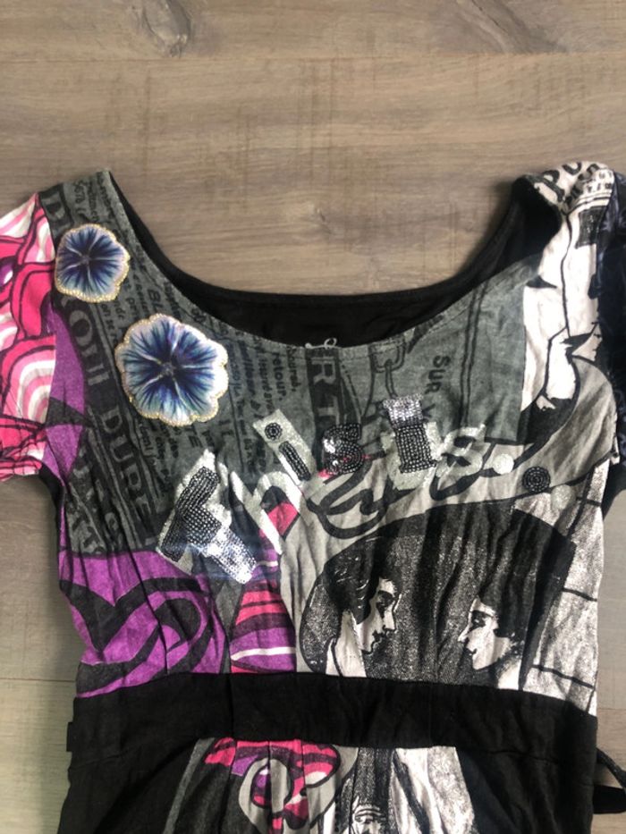 Robe arty Desigual taille S - photo numéro 2