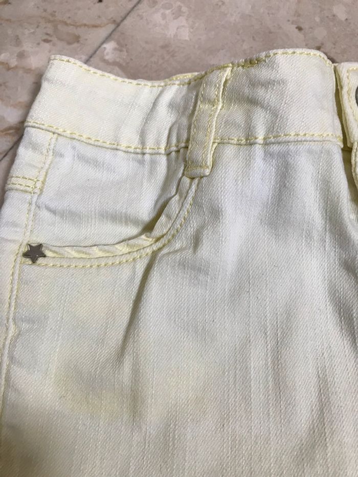 Pantalon jaune pâle Fille 9 ans - photo numéro 2