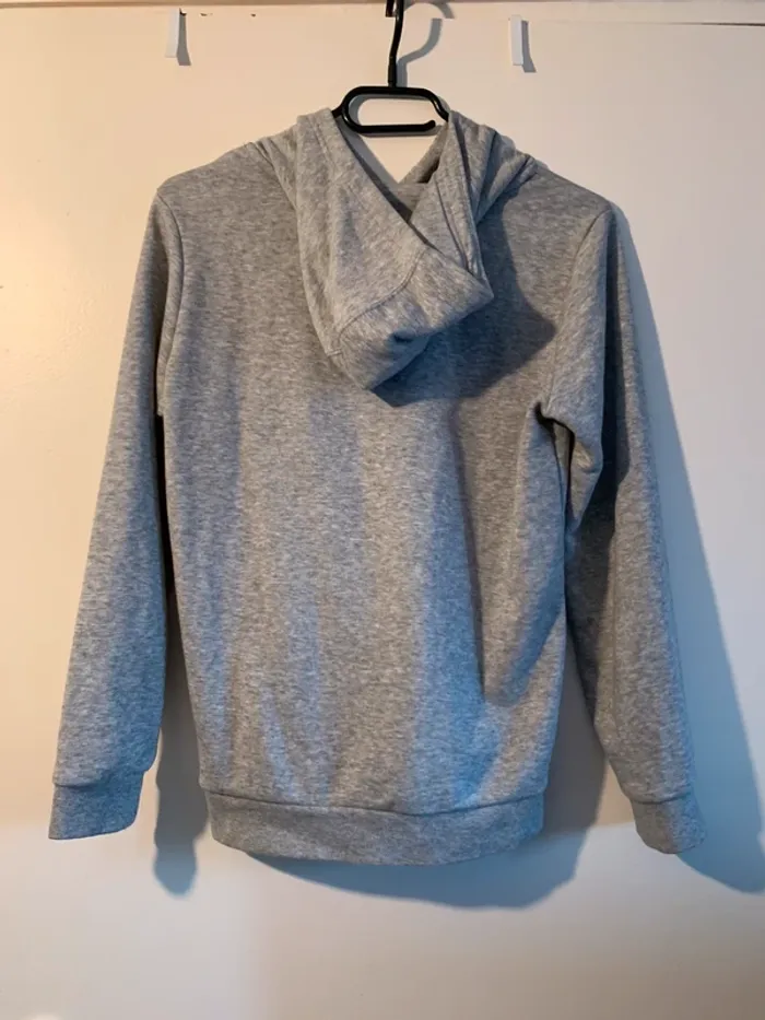 sweat a capuche gris Adidas - photo numéro 2