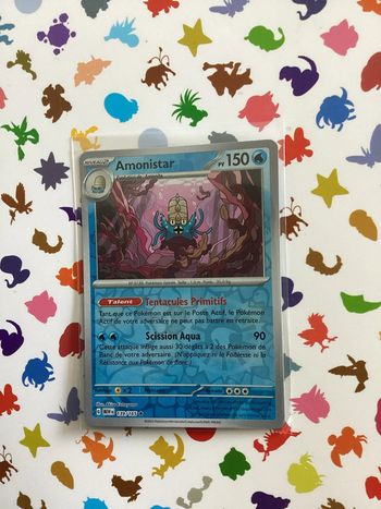 carte Pokémon amonistar reverse 139/165 EV3.5 collection 151 FR neuf sortie de booster