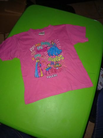 Tee shirt rose 4ans