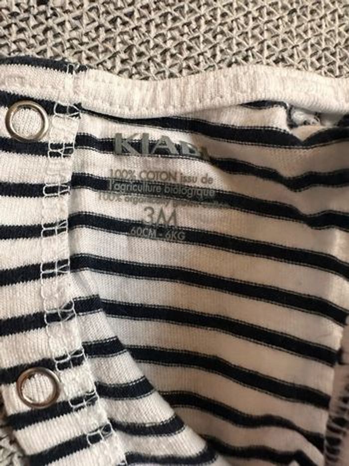 Ensemble short et t-shirt marinière manche courte - photo numéro 3