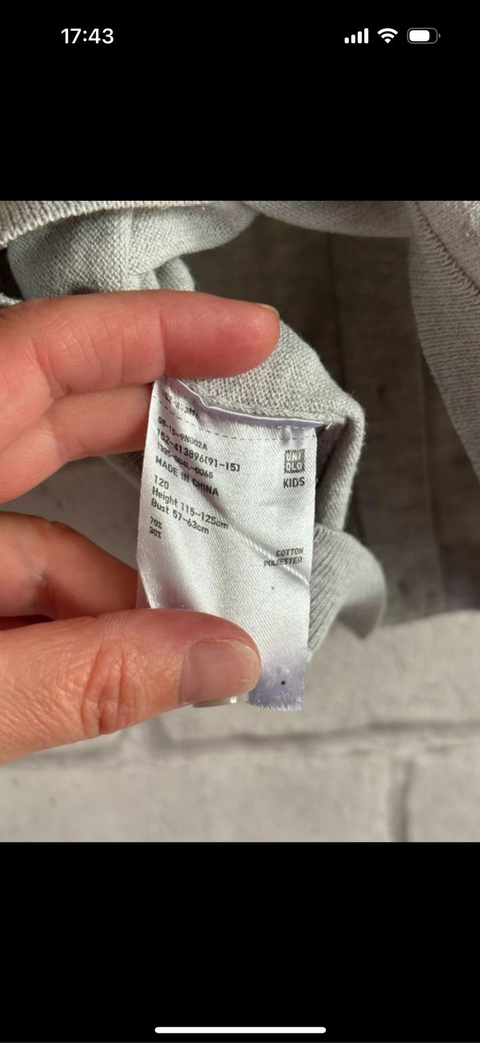 Gilet uniqlo taille 6 ans - photo numéro 4