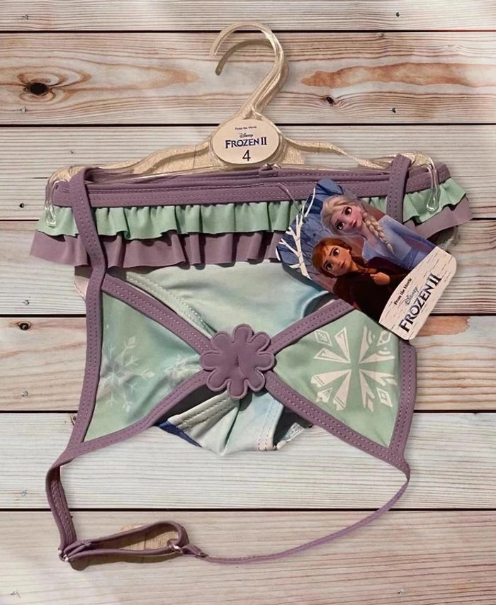 Maillot de bain reine des neiges 4 ans - photo numéro 1