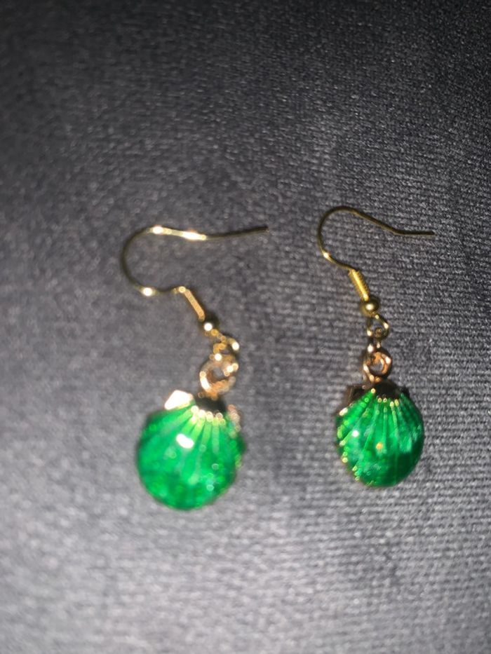 boucles d'oreilles coquillage - photo numéro 3