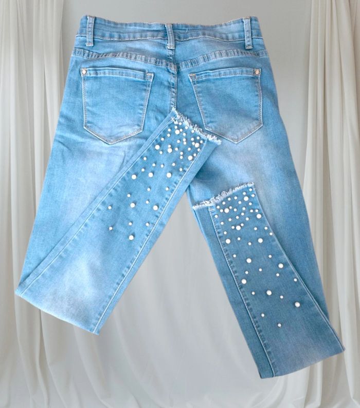 Jean skinny perles - photo numéro 2